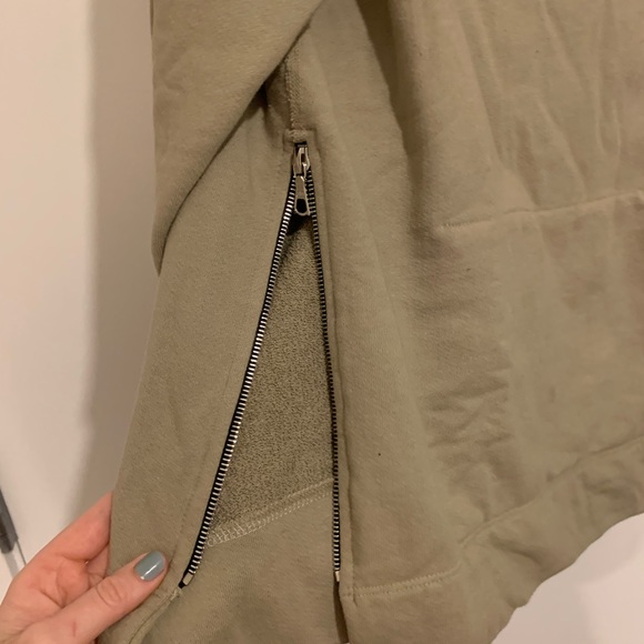 John Elliot Hooded Villian Sweatshirt Tan Size 1 - Picture 5 of 10